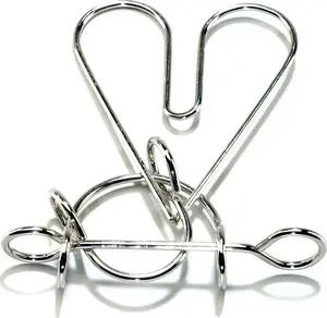 Wire Puzzle G3 Racing No. 17 — level 2/4, metal disentanglement brain teaser