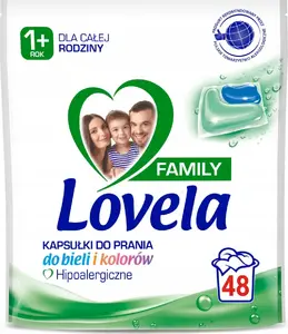 Капсулы для стирки Lovela Family 48 шт. — концентрированное средство для стирки