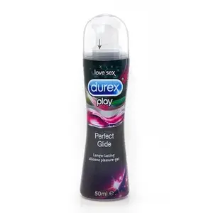 Lubricant Durex Perfect Glide 50 ml — silicone-based personal lubricant, bottle dispenser