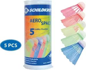 Spēļu spalvas badmintonam Schildkröt Aero Space, komplekts 5 gab., modelis 18233-uniw