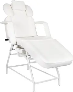 Procedūru krēsls Activeshop Ivette balts – krēsls skropstu procedūrām, modelis 133146