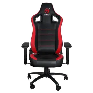 PC gaming chair Marvo CH-118 — adjustable height 123–131 cm, seat width 50 cm, max load 150 kg, black/red
