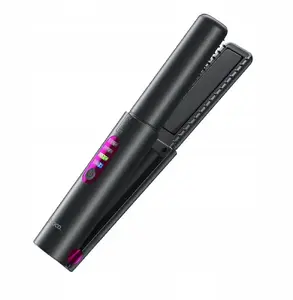 Hair straightener HOCO DAR33 gray — compact flat iron for styling
