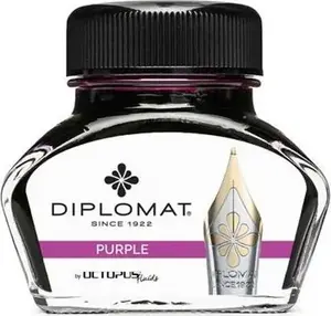 Tintes pildspalvai Diplomat Diplo Octopus 30 ml stikla flakons — violets