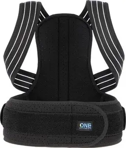 Stājas stabilizators one fitness, muguras korektors, regulējams, izmērs M