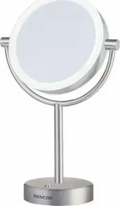 LED cosmetic mirror SENCOR SMM 3090SS, illuminated, 18 cm diameter