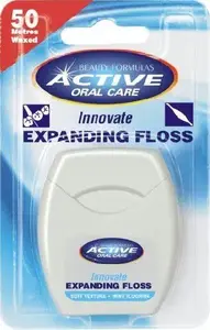 Flossing Thread Active oral care – mint, fluoride, expanding dental floss, 726859