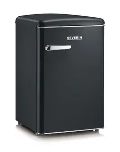 Freestanding combi-fridge Severin RKS 8832, 108 L total (95 L fridge, 13 L freezer), Black, D class, 110 kWh/yr