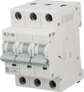 Автоматический выключатель 3P C 50A 6kA AC Eaton xPole Home HN-C50/3 (MPN 194896)