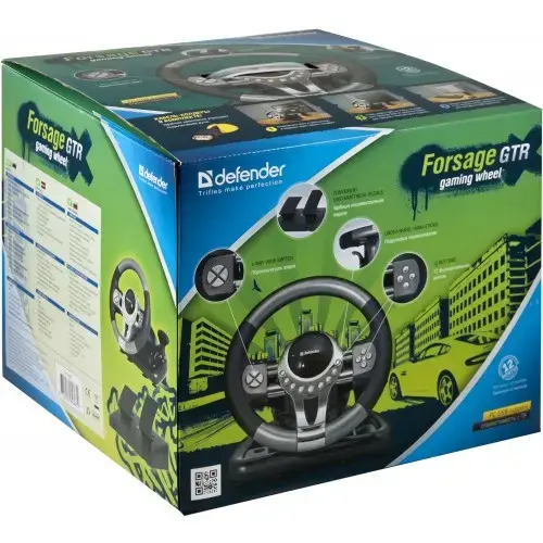DEFENDER Forsage GTR steering wheel with pedals Photo 3
