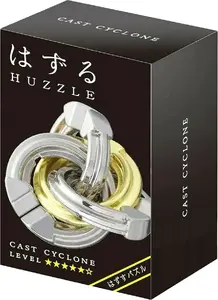 Механическая головоломка G3 Huzzle Cast Cyclone — металлическая, уровень сложности 5/6