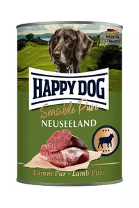 Консервы для собак Happy Dog Sensible Pure Neuseeland 400 г — взрослая, ягнёнок, без сои, с лёгким открыванием