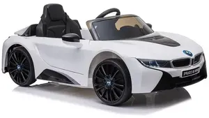 Elektriskais bērnu auto Lean Cars BMW I8 Coupe — uz akumulatora, balts