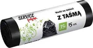 Trash Bags Staples 35 L LDPE, roll of 15