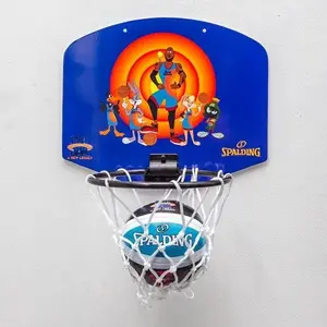Баскетбольная панель Spalding Mini Space Jam Tune Squad T3208 фиолетово-оранжевая