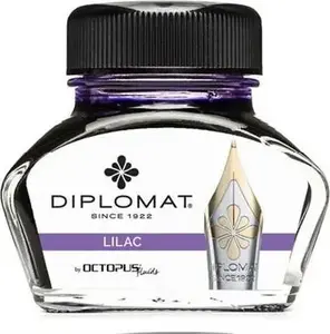 Tinte Diplomat Diplo Octopus 30 ml — violeta, stikla pudelīte