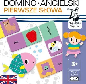 Educational Domino Game Edgard Kapitan Nauka — English First Words (children's language learning)