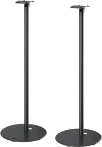 Floor speaker stand GOOBAY 71195 — aluminium and steel, max load 5 kg, height 71.4 cm, base 250×250 mm, pack of 2