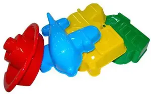 Wader set of molds 35066 by Wader — plastic play molds for sand and water