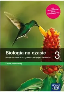 Workbook Nowa Era Biologia LO 3 "Na czasie" — student workbook, 2021 edition, Polish language, MPN 428313