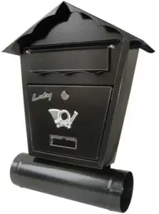 Mailbox No name SD2T grey-antique with newspaper tube