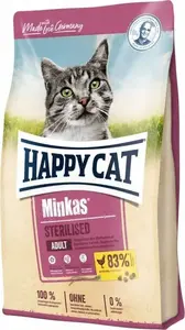 Cat food happy cat Minkas Sterilised Drób 500g – wet food for sterilised cats, poultry