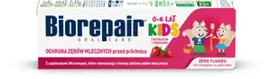 Zobu pasta BlanX Biorepair Junior zemeņu – bērnu bezfluorīda formula, tūbiņa