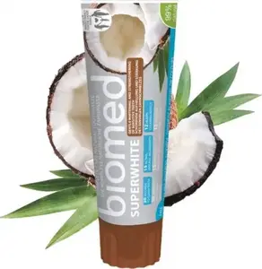 Zobu pasta Biomed Superwhite 100 g — balinoša, bez fluora