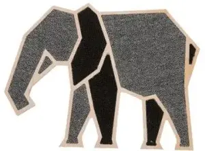 Cat Scratching Post Trixie Paw Love Elephant Gray/Black - compact standing drapak