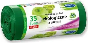 Atkritumu maisi Stella Pack 35 l, bioloģiski noārdāmi, 15 gab. rullī