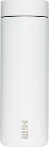 Travel mug MiiR 360 Traveler 470 ml, white, insulated stainless steel, leak‑resistant lid