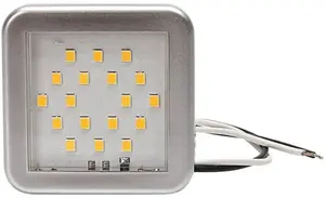 Icam WAS LED-kabinelys 990 LW11 LED RGB 24 V, paneļu lampa 55 x 55 x 7 mm
