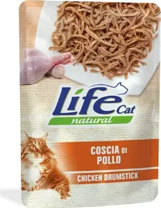 Влажный корм для кошек Life Pet Care LIFE CAT 70 г куриная голень с морковью
