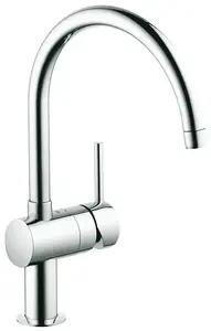 Кухонный смеситель GROHE Minta Chrome однорычажный, высота 35,6 см, вылет 22,3 см, шланг 450 мм