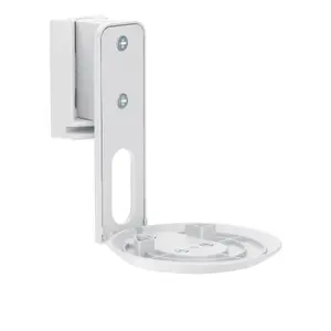 Wall Mount Bracket Sinox Era 100 for SONOS speaker, iron, white, max load 3 kg
