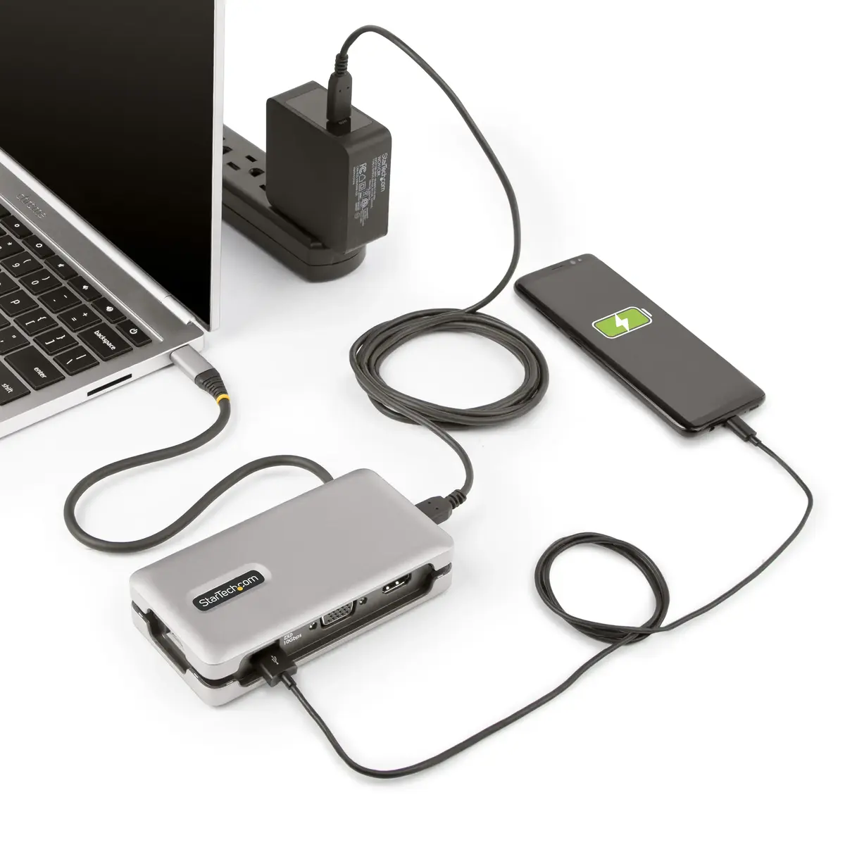 StarTech USB-C vairas ligzdu adapters S55175650 Photo 13