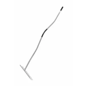 Грабли садовые AWTools AW00091, вес 1.6 кг, металлические зубья, ручной инструмент
