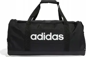 Спортивная сумка ADIDAS Linear M чёрная — модель JD9555, средний размер