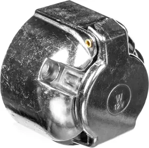 Trailer Socket ORNO 7‑pin aluminum 12/24V OR‑AE‑1387