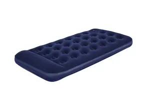 Air mattress Bestway Twin BE67224 — PVC single inflatable 1.88 m x 99 cm x 28 cm with built-in foot pump