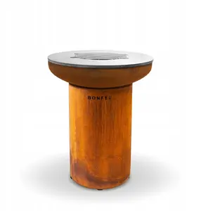 Outdoor Fire Pit Rojaplast 8001R (rust finish) — garden fire bowl