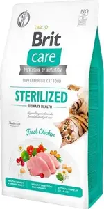 Сухой корм для кошек VAFO PRAHS Brit Care Kot Sterilized Urinary 400 г — для стерилизованных кошек, поддержка мочевыводящих путей, беззерновой