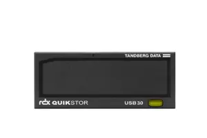 Internal RDX drive Tandberg Data O-T, USB 3.0, 3.5" bezel, sustained rate 330 MB/s, 5 V DC, black