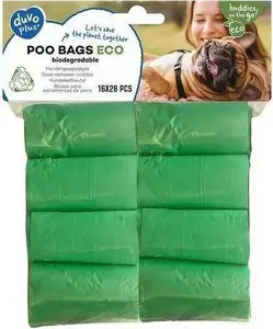 Dog Waste Bags Duvo+ Worki Na Odchody Eco 8×20 pcs biodegradable dispenser-ready