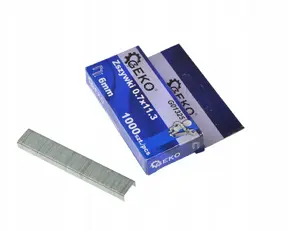 Скобы тип A 0,7x11,3 мм, ширина 6 мм, 1000 шт., GEKO