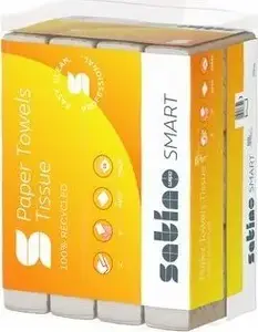 Papīra roku dvielis wepa Satino Smart ZZ salocījums, 2-slāņu, balts