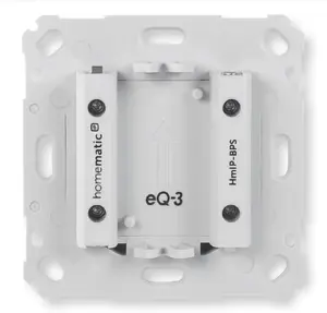 Wall-mounted wireless push-button switch Homematic IP HmIP-BPS, white, IP20, 71×71×43 mm