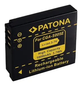 Kameras akumulators PATONA PT1041 Li‑Ion 1000 mAh, 40.1×35.1×9.1 mm