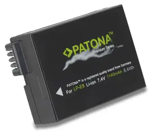 Camera battery PATONA PT1136 Lithium‑Ion 1140 mAh for cameras/camcorders
