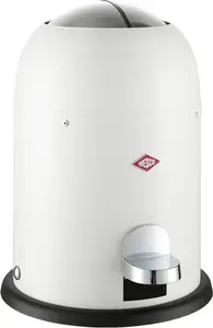 Atkritumu tvertne Wesco Mini Master 6 l balts matēts — kompakts galda konteineris
